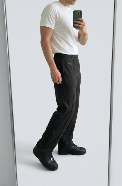 nike Vintage Trackpants L Bund beschädigt 7-4-0-4 – getragenes Produktfoto